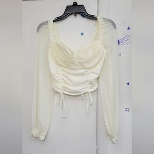 Musette Mesh Ruched Corset Type Size Large